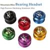 1-1/8" Bike Headset 44mm Aluminum Alloy Bearing Headset Straight Tube for Mountain Bike/MTB Road Bike (Color : Green, Size : 44mm) view 4