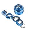 1-1/8" Bike Headset 44mm Aluminum Alloy Bearing Headset Straight Tube for Mountain Bike/MTB Road Bike (Color : Blue, Size : 44mm) view 1