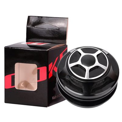 Bearing Headset Mountain Bike, Black Bike Headsets Cycling Accessories 44mm Suitable for Straight Tube (Color : Black, Size : 44-44mm)