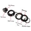 1-1/8" Bike Headset 44mm Aluminum Alloy Bearing Headset Straight Tube for Mountain Bike/MTB Road Bike (Color : Purple, Size : 44mm) view 2