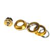 1-1/8" Bike Headset 44mm Aluminum Alloy Bearing Headset Straight Tube for Mountain Bike/MTB Road Bike (Color : Gold, Size : 44mm) view 1