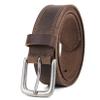 VATAN Men's Genuine Leather Casual Every Day Jeans Belts, Handmade Men Leather Belt with Gift Box (B-Bourbon Brown (Double Stitch), 32 (Waist 30)) view 1