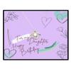 Love Knot Rose Gold Necklace Happy Birthday Daughter Necklace view 1