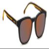 Carrera Unisex Sunglasses, 8lz/Oz Black Orange, 51 view 3