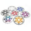 AKANTOR Bicycle Cooling Brake Rotors Road Bikes Ultralig Stainless Steel Brake Disk 160/180/203 Mm Floating Rotor Cycle Disc (Purple, 160mm) view 4