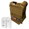 Northgym Adjustable Weighted Vest/Incl. Two 3D Weight Plates in 14lbs / 20lbs/ 30lbs/ 42.5lbs - Optimized Weight Distribution and with Curved Plates for Running, Functional Training and Working Out view 1