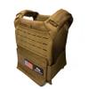 Northgym Adjustable Weighted Vest/Incl. Two 3D Weight Plates in 14lbs / 20lbs/ 30lbs/ 42.5lbs - Optimized Weight Distribution and with Curved Plates for Running, Functional Training and Working Out view 2