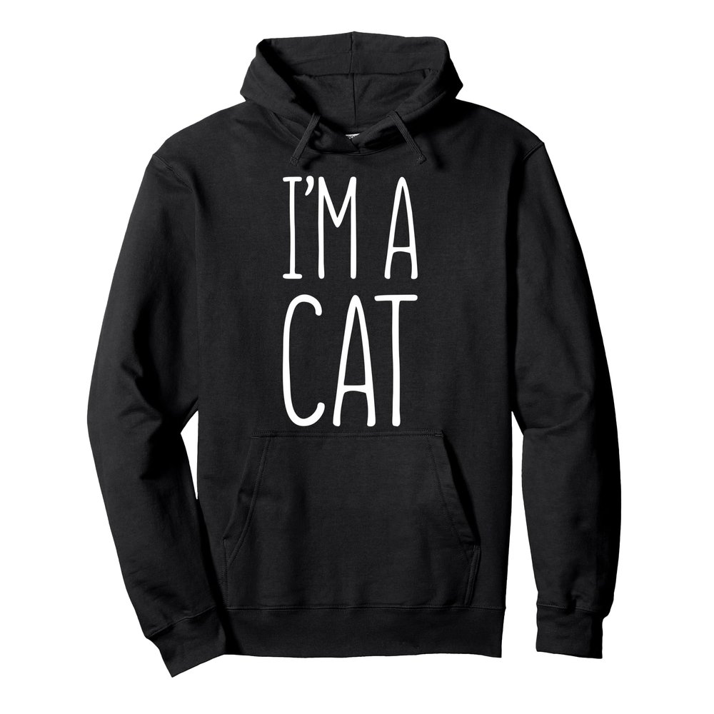 I'm A Cat Shirt Adult Kids Men Women Cat Costume Pullover Hoodie