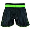 PFG PRO - Elite Series Muay Thai Short - Boxing MMA Muay Thai Training & Fight (as1, Alpha, l, Regular, Regular, Black Green) view 3