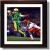 Oregon Football Leaping Marcus Mariota Autograph Promo Photo - Framed 8x10 view 1