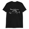 1954 Chevy Bel Air 54 Belair Silhouette Antique Car Short-Sleeve T-Shirt Black