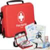 Premium First Aid Kit Travel, Waterproof with Shoulder Straps for Easy Carry - Ideal for Home, Car, and On-The-Go Emergencies view 1