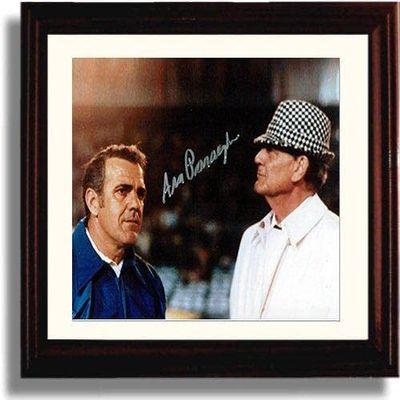 Notre Dame Football Ara Parseghian with the Bear Autograph Promo Print - Framed 8x10