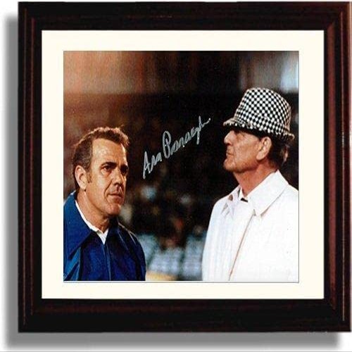 Notre Dame Football Ara Parseghian with the Bear Autograph Promo Print - Framed 8x10