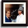 Notre Dame Football Ara Parseghian with the Bear Autograph Promo Print - Framed 8x10 view 1