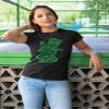 ALLNTRENDS Happy and Lucky Irish Face Leprechaun St. Patrick's Day Women's T Shirt (3XL, Orange) view 4