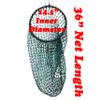 Key West Commercial Chum Ring Net - 1 1/2" Mesh - 36" Depth - 15" Floating Ring - Holds 50 lbs of Chum view 2
