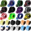 24 Pcs in Total, 12 Fishing Rod Sleeve and 12 Rod Strap, 66.93 Inch Braided Mesh Rod Socks Fishing Pole Covers with Rod Ties Straps for Fly Spinning Rod Casting Sea Rod Fishing Tool Accessories view 1