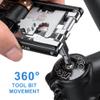 Bike Tool with CO2 Inflator - Bike Chain Tool/Torx/Hex/Screwdriver - Bicycle Multitool Kit Compact and Lightweight Repair Tools for Road and Mountain Bikes view 3