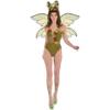 Green Woodland Cut Out Fairy Bodysuit - Adult Plus, 1 Pc - Durable Mesh & Polyester - Adorable & Enchanting Design - Perfect For Themed Events & Party Dress Ups view 2