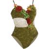 Green Woodland Cut Out Fairy Bodysuit - Adult Plus, 1 Pc - Durable Mesh & Polyester - Adorable & Enchanting Design - Perfect For Themed Events & Party Dress Ups view 3