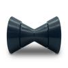 COLOFULWAY 3" Boat Trailer Bow Bell Roller Assembly with 1/2" Shaft fits 3 inch Bracket, Polyurethane(Black) view 1
