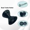COLOFULWAY 3" Boat Trailer Bow Bell Roller Assembly with 1/2" Shaft fits 3 inch Bracket, Polyurethane(Black) view 4