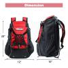 VIGEGARI Youth Baseball Bag, Baseball Backpack for Boys,Youth, Adults-Bat Bag, Softball Bag, T-Ball, Softball Equipment & Accessories for Bat, Glove Holder, Helmet, Shoes Compartment, Baseball Gifts view 2