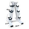 XYXHEII Strength Training Dumbbell Racks, Home Gym Weight Rack for Dumbbells, Dumbbell Storage Rack, Solid Steel Dumbbell Rack Holder, for Dumbbells, Medicine Balls and Kettlebells (3 Pairs) view 4