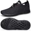 DOUSSPRT Women's Water Shoes Quick Drying Sports Aqua Shoes Allblack Size 7.5 view 1