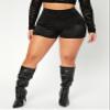 AMDMG Shorts for Women Shorts Women's Shorts Solid Satin Biker Shorts Shorts (Size : Small) view 1