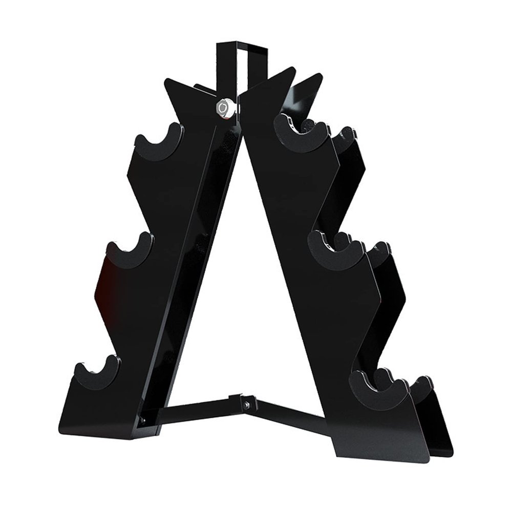 XYXHEII Dumbbell Rack Stand, 3 Tier Dumbbells Weights Stand, Compact Dumbell Rack, Home Gym Dumbbell Storage Stand Holder, for Dumbbell Storage (Black)