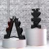 XYXHEII Dumbbell Rack Stand, 3 Tier Dumbbells Weights Stand, Compact Dumbell Rack, Home Gym Dumbbell Storage Stand Holder, for Dumbbell Storage (Black) view 4