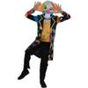 Multicolor Bruiser The Clown Costume Set - Medium (8-10) - Includes Top, Pants, & Mask, Ideal for Halloween and Costume Parties view 1
