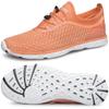 DOUSSPRT Women's Water Shoes Quick Drying Sports Aqua Shoes Orange Size 9.5 view 1