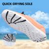 DOUSSPRT Women's Water Shoes Quick Drying Sports Aqua Shoes Orange Size 9.5 view 2