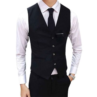 Yeuyyben Terrific Vest All Match Wear-Resistant Male Waistcoat