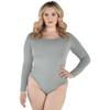 Grey Bodysuit (Adult S/M) - Comfortable, Stretchy & Premium Fabric - Perfect for Parties, Dress-up, and Role-Playing