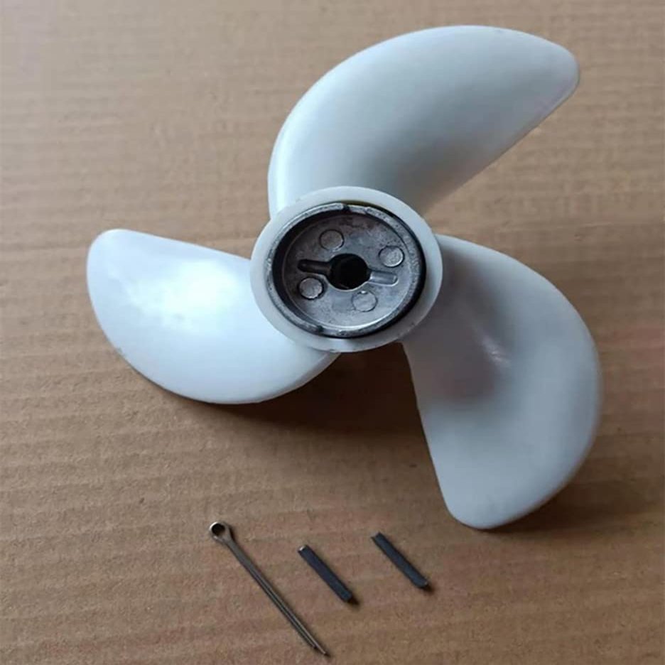 3-7 1/4x5 Nylon Propeller For Hangkai 2-4 Stroke 3.5-3.6HP 4HP Outboard Boat Motor Engine
