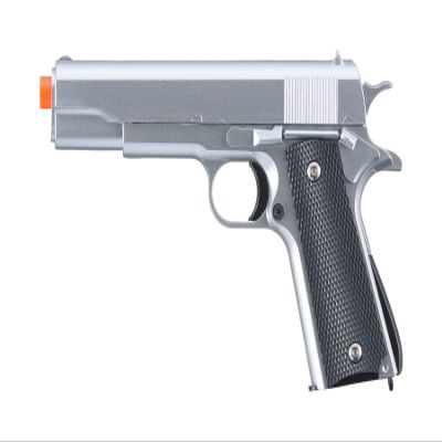Golden Ball 330 FPS Airsoft 1911 Metal Spring Powered Airsoft Pistol - Silvery