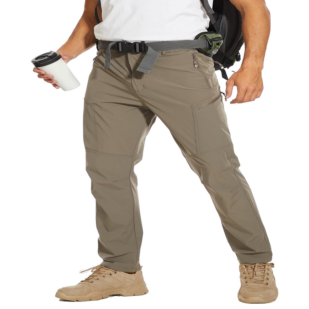 Arunlluta Hiking Pants for Men, Hiking Travel Pants Water-Resistant Mens Work Pants Stretch Quick Dry Lightweight