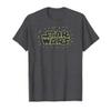 Amazon Essentials Men's Bright Yellow Doodle Logo T-Shirt, Dark Grey, Small view 1