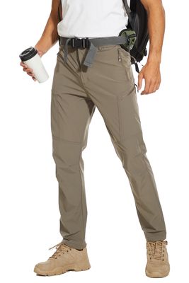 Arunlluta Hiking Pants for Men, Hiking Travel Pants Water-Resistant Mens Work Pants Stretch Quick Dry Lightweight