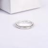Teioa Spinner Fidget Rings Sterling Silver Anti Anxiety Rings Worry Relieving Boredom ADHD Autism Band Rings for Women MenI am Me I am Unique I am Brave I am Loved #9 view 4