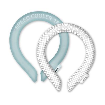 SpeedUSA Insta Speed Neck Coolers (2-Pack) (SkyBlue & WhiteDot)
