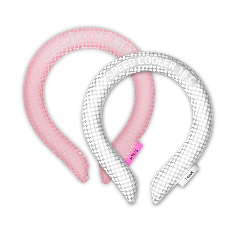 SpeedUSA Insta Speed Neck Coolers (2-Pack) (PinkDot & WhiteDot)