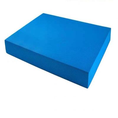 LOWFI Yoga Balance Board Mat Home Soft Pedal Mat, Stabilization Workout, Knee & Ankle Workout, Strength Training, Rehabilitation - Adult, Child and Travel Chair Mat Blue
