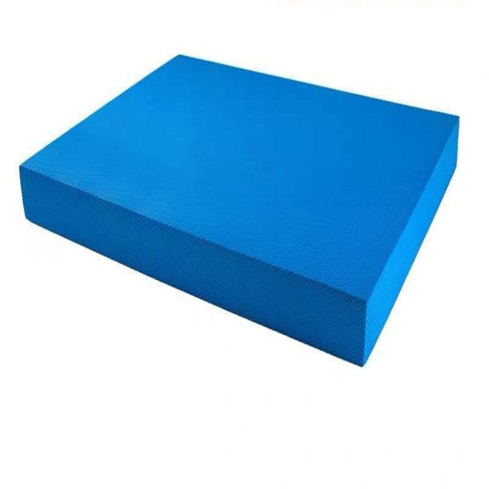 LOWFI Yoga Balance Board Mat Home Soft Pedal Mat, Stabilization Workout, Knee & Ankle Workout, Strength Training, Rehabilitation - Adult, Child and Travel Chair Mat Blue