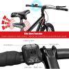 WSDCAM Bike Tail Light with Turn Signals and Brake Light Bike Horn Alarm with Remote, Built in Speaker/Light Sensor/Vibration Sensor, Smart Auto ON/Off Rechargeable Waterproof Rear Bike Light 2 Pack view 3