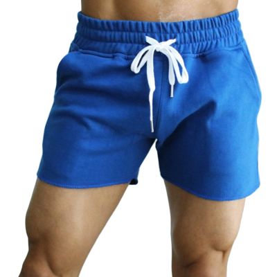 Summer Running Shorts for Men Drawstring Elastic Waist Outdoor Sports Shorts Athletic Workout Training Gym Shorts (Blue,3X-Large)